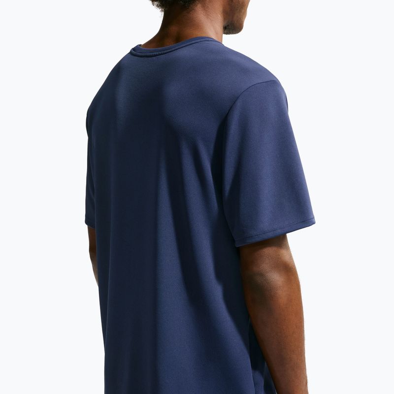 Tricou de alergare pentru bărbați Nike Miler Dri-Fit UV midnight navy 5