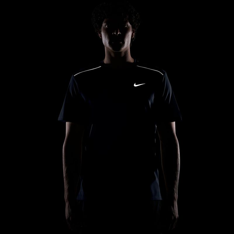 Tricou de alergare pentru bărbați Nike Miler Dri-Fit UV midnight navy 7