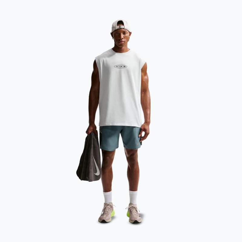Pantaloni scurți de alergare pentru bărbați Nike Miler Dri-Fit Brief Lined7" mineral slate 2