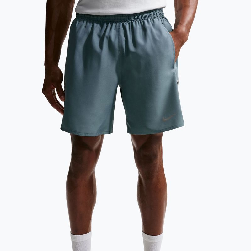 Pantaloni scurți de alergare pentru bărbați Nike Miler Dri-Fit Brief Lined7" mineral slate 5