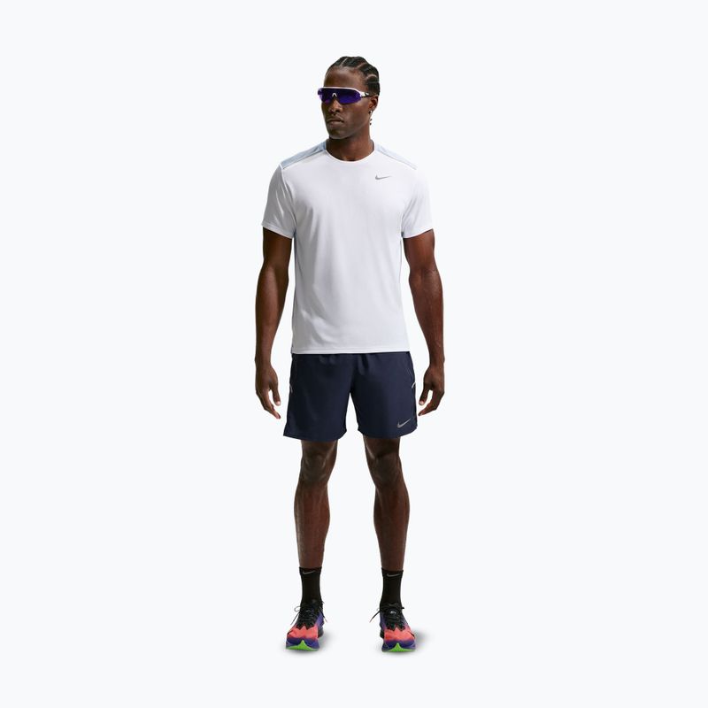 Pantaloni scurți de alergare pentru bărbați Nike Miler Dri-Fit 2in1 7" midnight navy 2