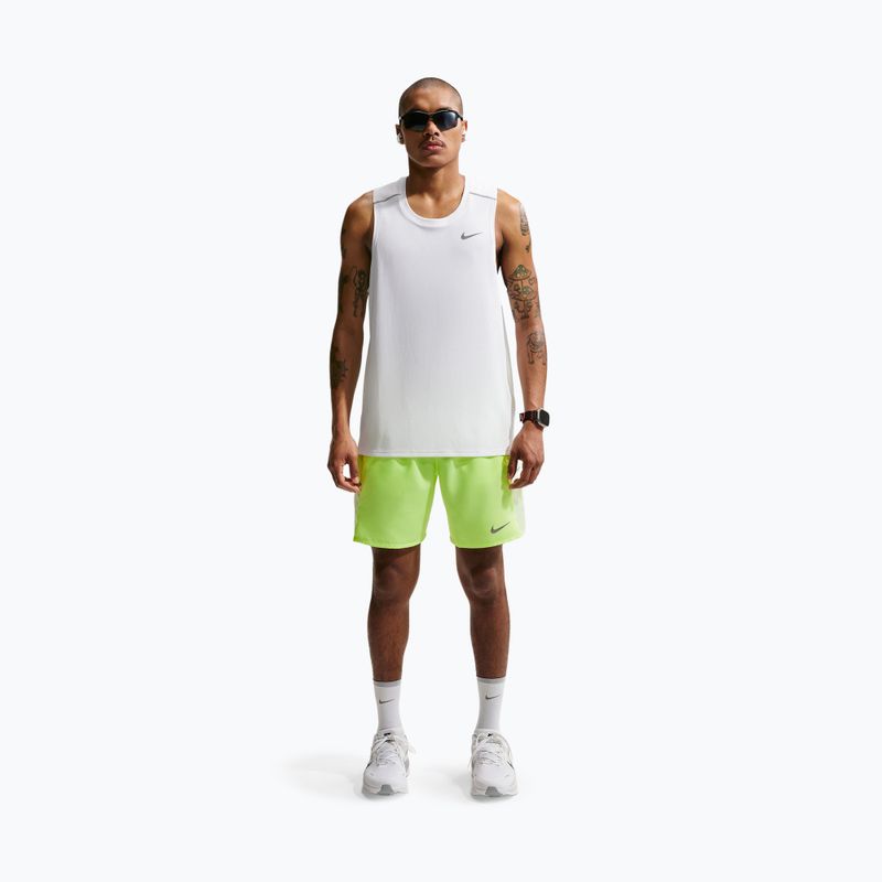Tricou de alergare pentru bărbați Nike Miler Dri-Fit white 2