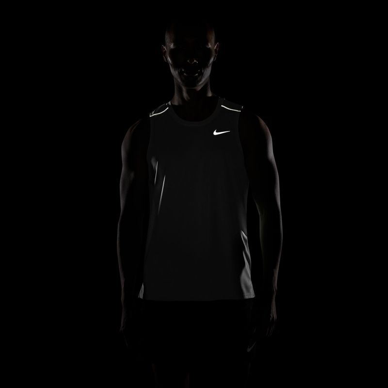 Tricou de alergare pentru bărbați Nike Miler Dri-Fit white 7