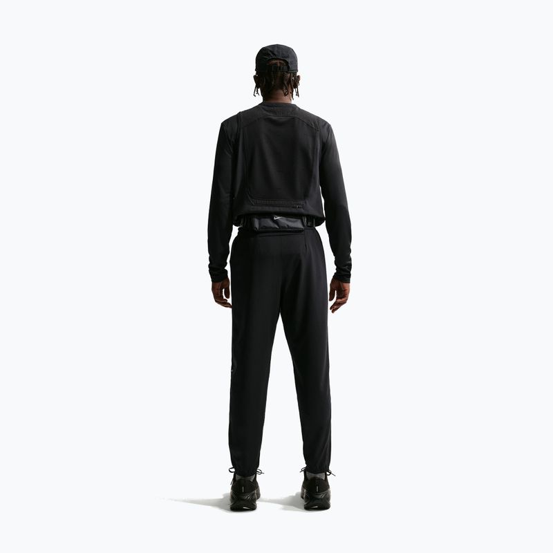 Pantaloni de alergare pentru bărbați Nike Miler Dri-Fit Woven black/black 3