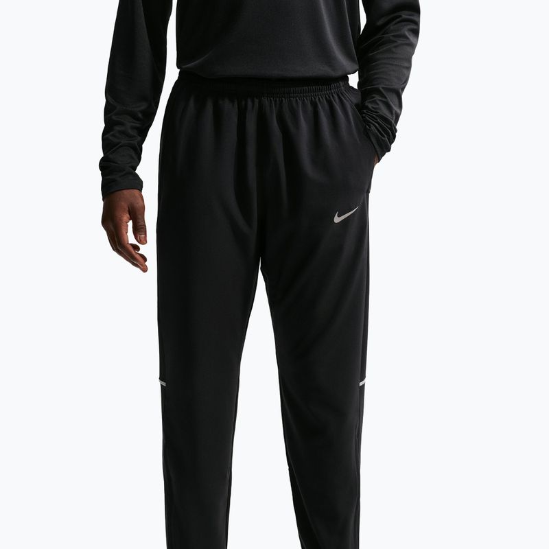 Pantaloni de alergare pentru bărbați Nike Miler Dri-Fit Woven black/black 5
