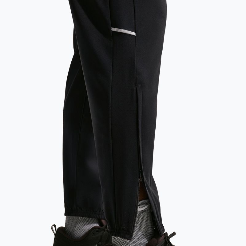 Pantaloni de alergare pentru bărbați Nike Miler Dri-Fit Woven black/black 7