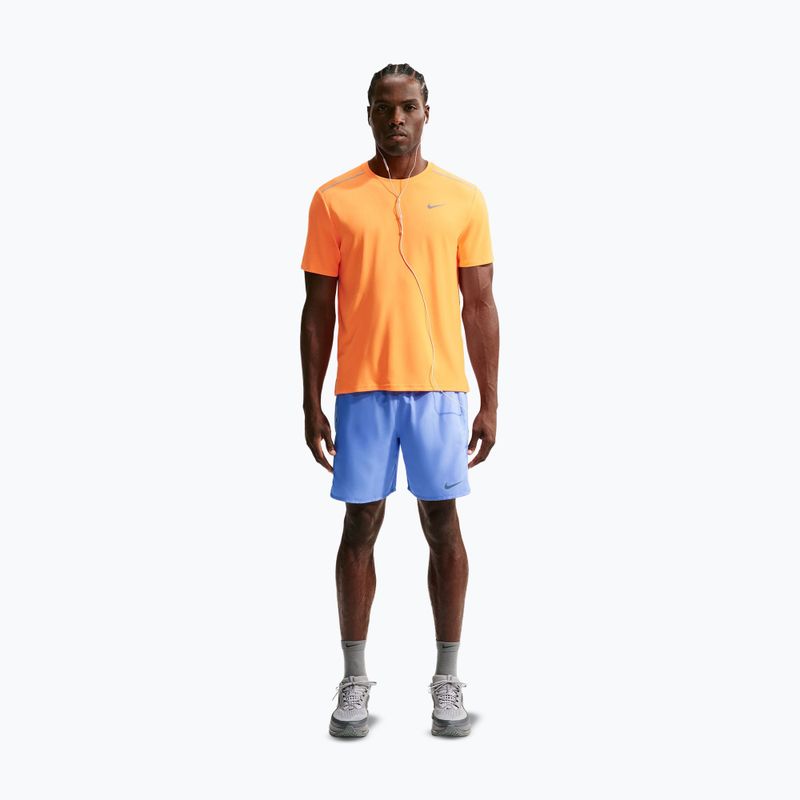 Pantaloni scurți de alergare pentru bărbați Nike Miler Dri-Fit 2in1 7" royal pulse/sapphire 2
