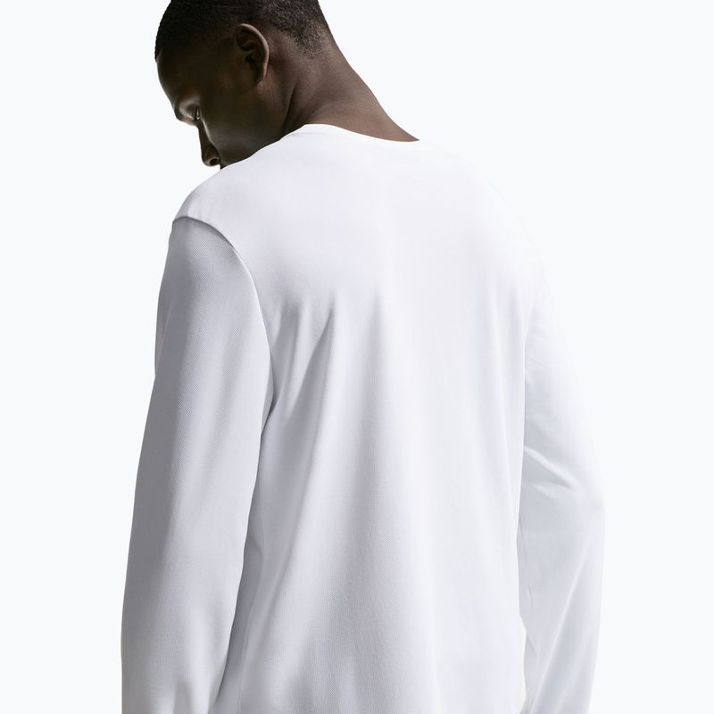 Longsleeve de alergare pentru bărbați Nike Miler Dri-Fit UV white 6