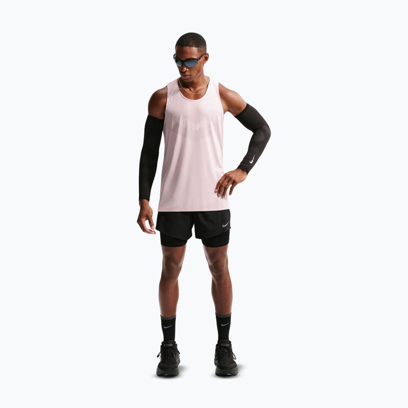 Tricou de alergare pentru bărbați Nike Stride Dri-Fit ADV silt red 2