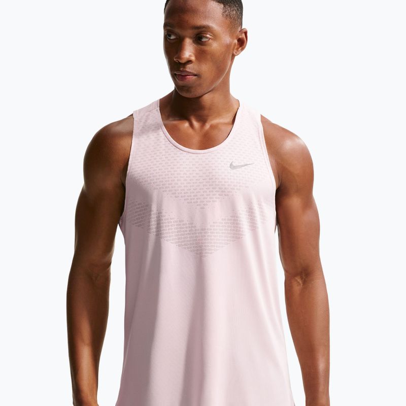Tricou de alergare pentru bărbați Nike Stride Dri-Fit ADV silt red 5