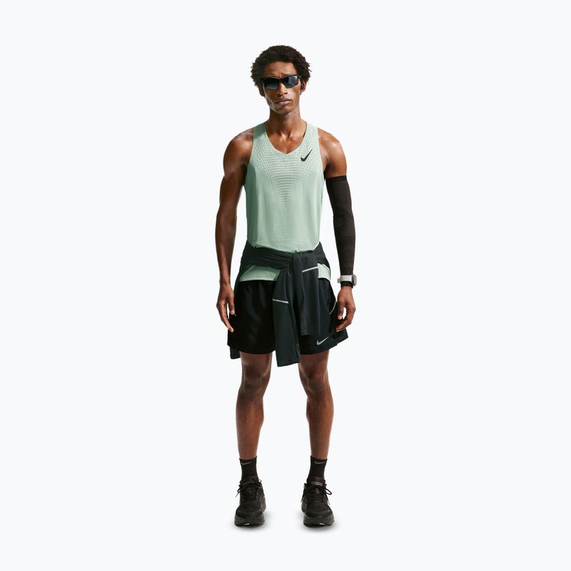 Tricou de alergare pentru bărbați Nike AeroSwift Dri-Fit ADV steam/black 2