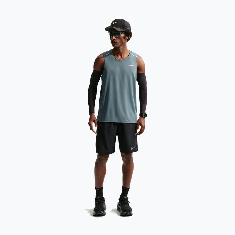Pantaloni scurți de alergare pentru bărbați Nike Miler Dri-Fit 9" black/black 2