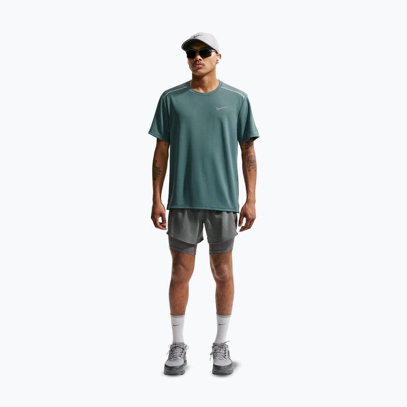 Tricou de alergare pentru bărbați Nike Miler Dri-Fit UV mineral slate 2