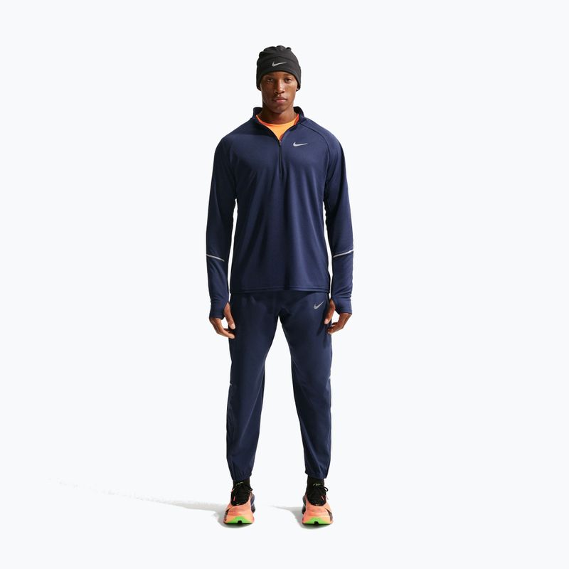 Bluză de alergare pentru bărbați Nike Miler Dri-Fit UV 1/2 Zip midnight navy 2