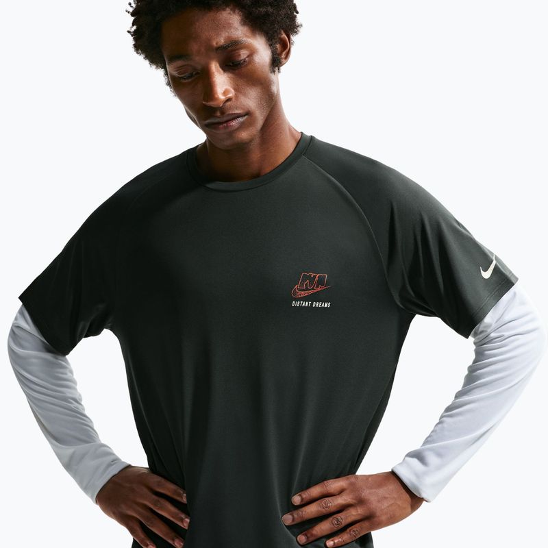 Tricou de alergare pentru bărbați Nike Stride Dri-Fit ADV black spruce 4