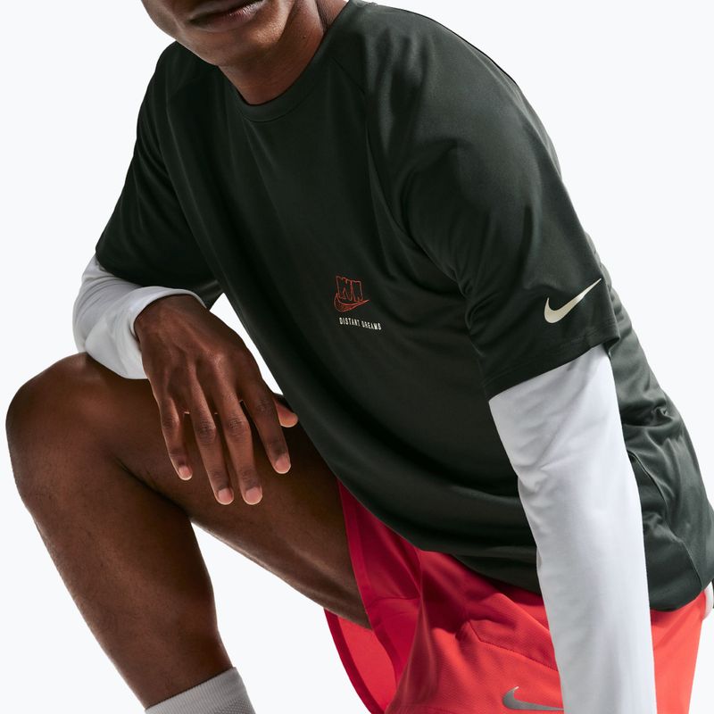 Tricou de alergare pentru bărbați Nike Stride Dri-Fit ADV black spruce 6