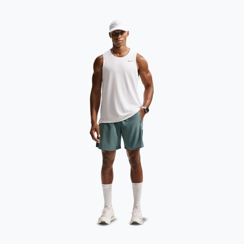 Pantaloni scurți de alergare pentru bărbați Nike Miler Dri-Fit 2in1 7" mineral slate 2