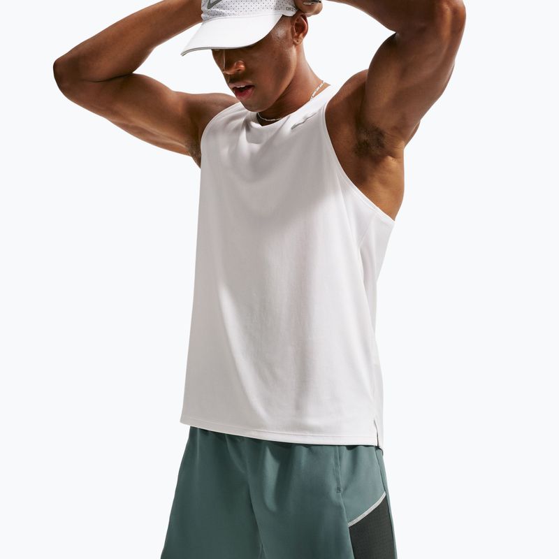 Pantaloni scurți de alergare pentru bărbați Nike Miler Dri-Fit 2in1 7" mineral slate 4