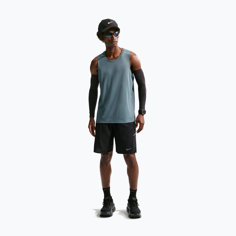 Tricou de alergare pentru bărbați Nike Miler Dri-Fit mineral slate 2