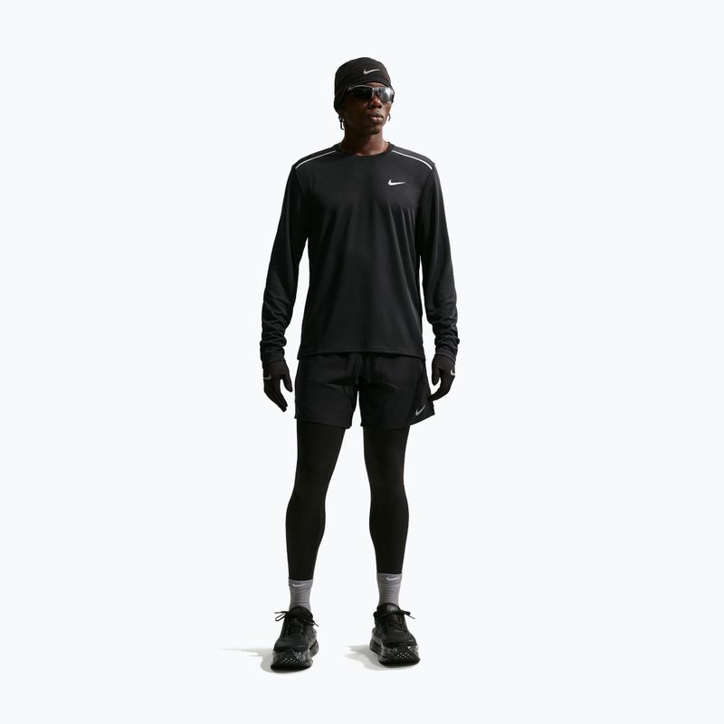 Longsleeve de alergare pentru bărbați Nike Miler Dri-Fit UV black 2