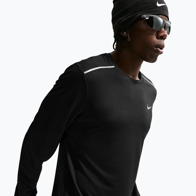 Longsleeve de alergare pentru bărbați Nike Miler Dri-Fit UV black 5