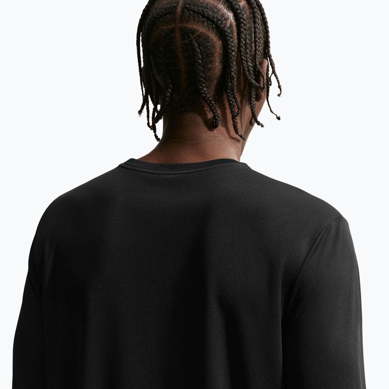 Longsleeve de alergare pentru bărbați Nike Miler Dri-Fit UV black 6