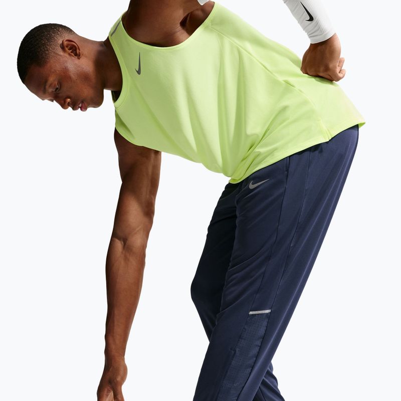 Pantaloni de alergare pentru bărbați Nike Miler Dri-Fit Knit midnight navy 4