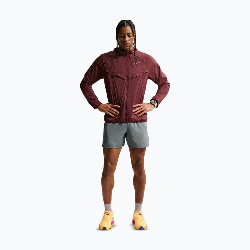 Pantaloni scurți pentru bărbați Nike Miler Dri-Fit Brief Lined 5" smoke grey/smoke grey 2