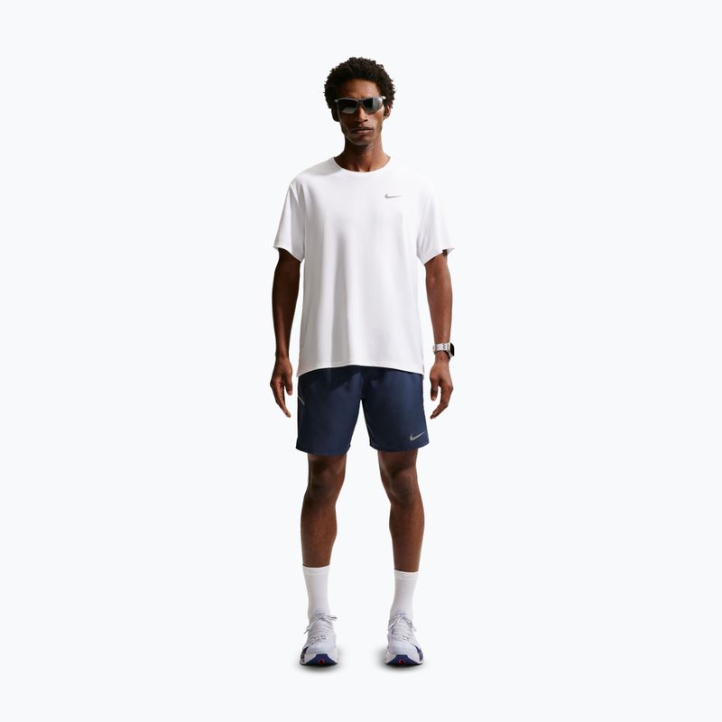 Pantaloni scurți de alergare pentru bărbați Nike Miler Dri-Fit Brief Lined7" midnight navy 2