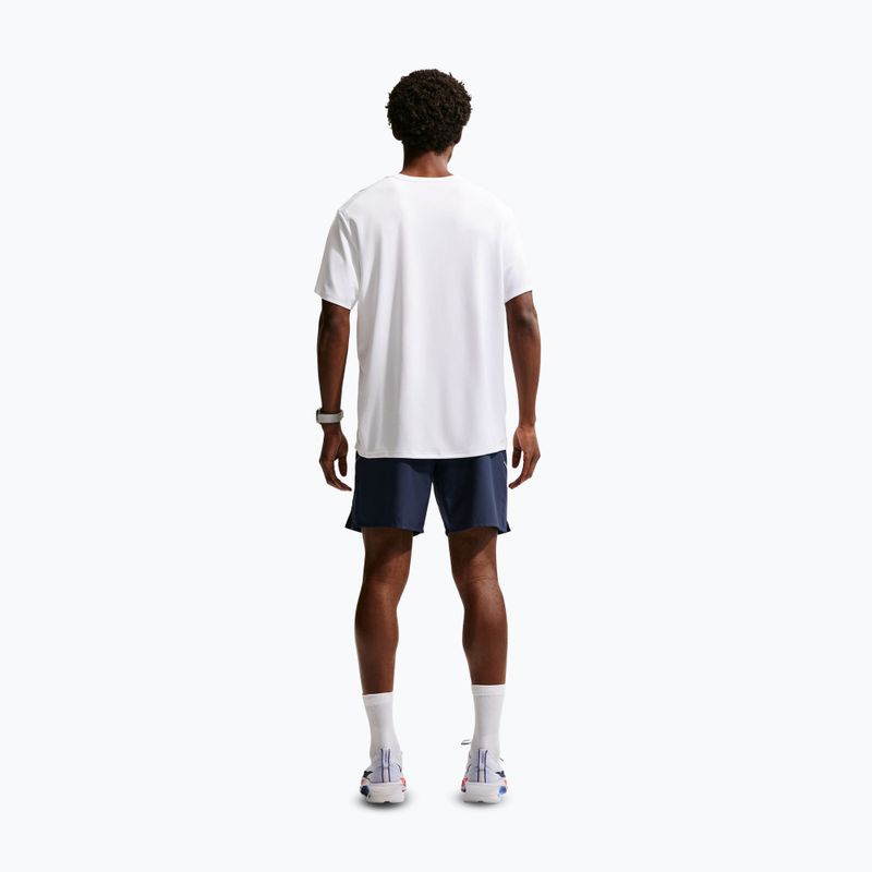 Pantaloni scurți de alergare pentru bărbați Nike Miler Dri-Fit Brief Lined7" midnight navy 3