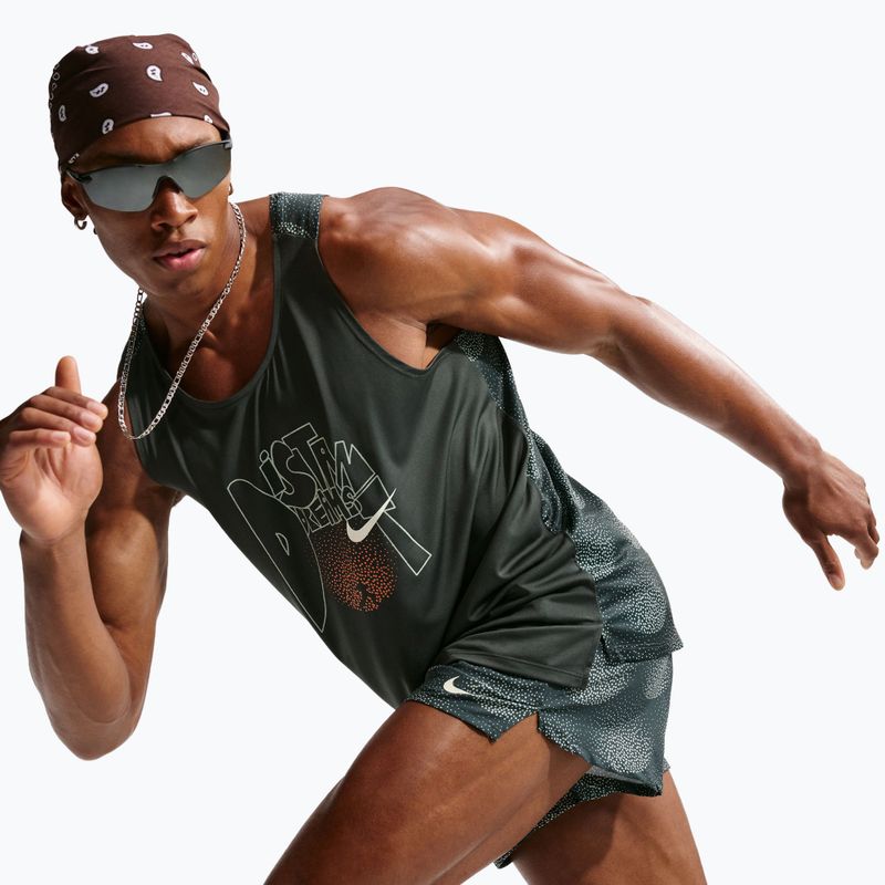 Tricou de alergare pentru bărbați Nike Stride Dri-Fit ADV black spruce 6