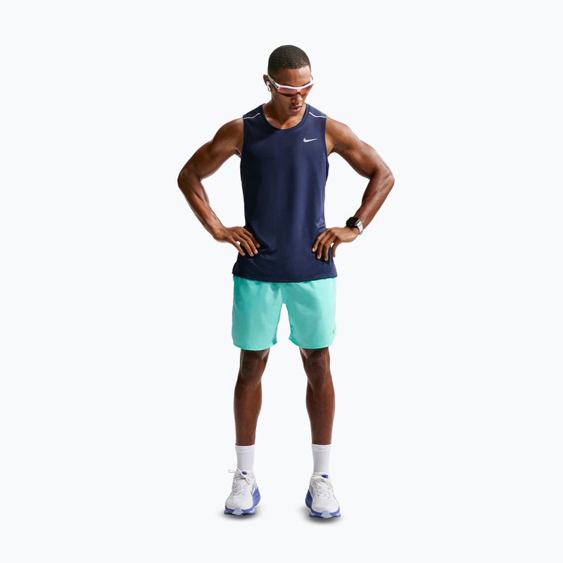 Tricou de alergare pentru bărbați Nike Miler Dri-Fit midnight navy 2