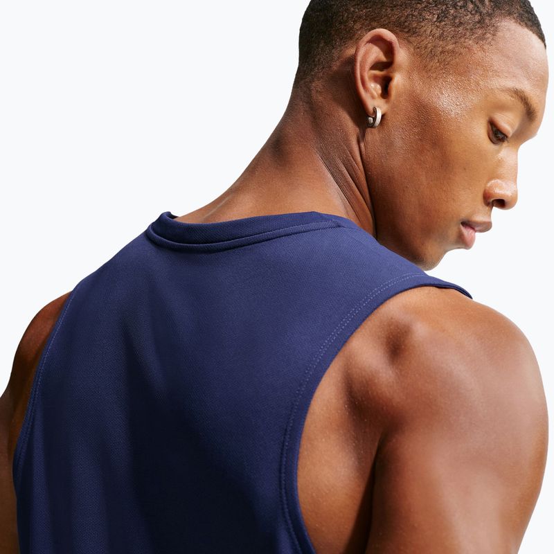 Tricou de alergare pentru bărbați Nike Miler Dri-Fit midnight navy 6