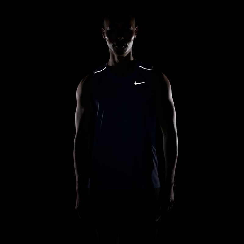 Tricou de alergare pentru bărbați Nike Miler Dri-Fit midnight navy 7