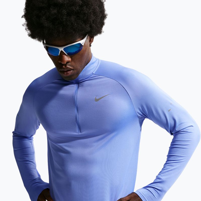 Bluză de alergare pentru bărbați Nike Stride 1/4 Zip Dri-Fit royal pulse 5