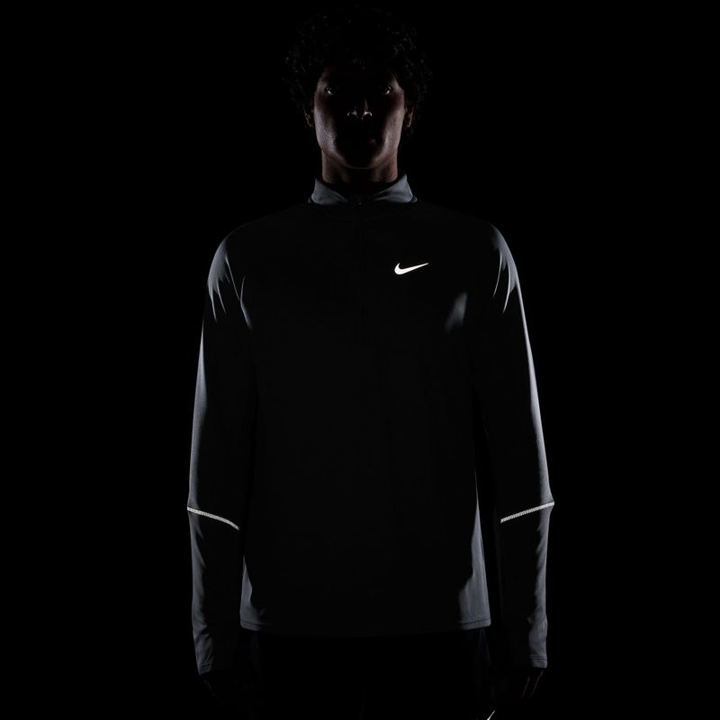 Bluză de alergare pentru bărbați Nike Miler Dri-Fit UV 1/2 Zip smoke grey 7