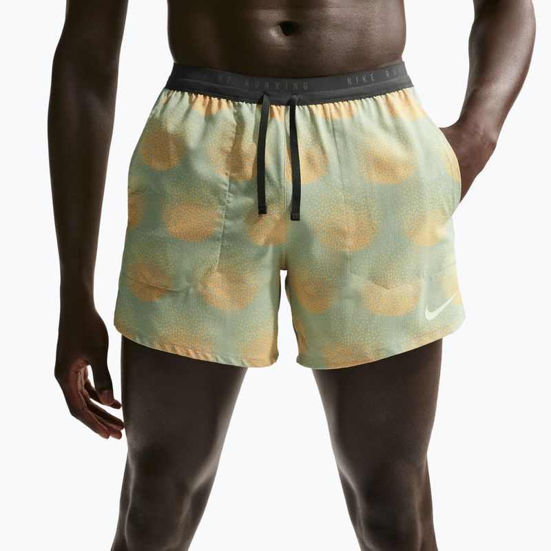 Pantaloni scurți de alergare pentru bărbați Nike Stride Dri-Fit Brief Lined 5" jade horizon 5