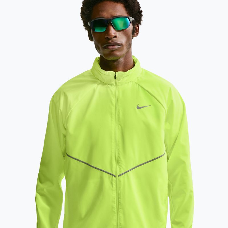 Geacă de alergare pentru bărbați Nike Miler Repel UV volt ice/volt ice 4