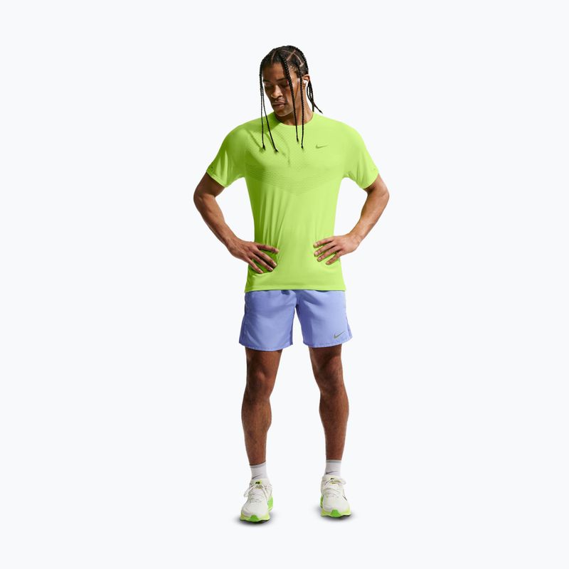 Tricou de alergare pentru bărbați Nike Stride ADV volt ice 2