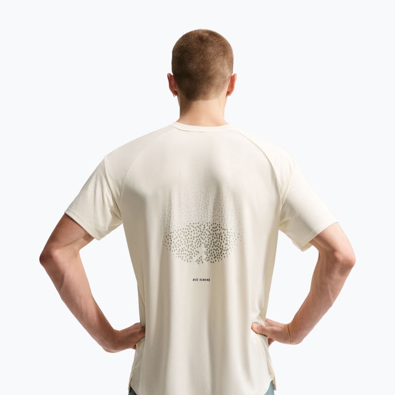 Tricou de alergare pentru bărbați Nike Stride Dri-Fit ADV coconut milk 5