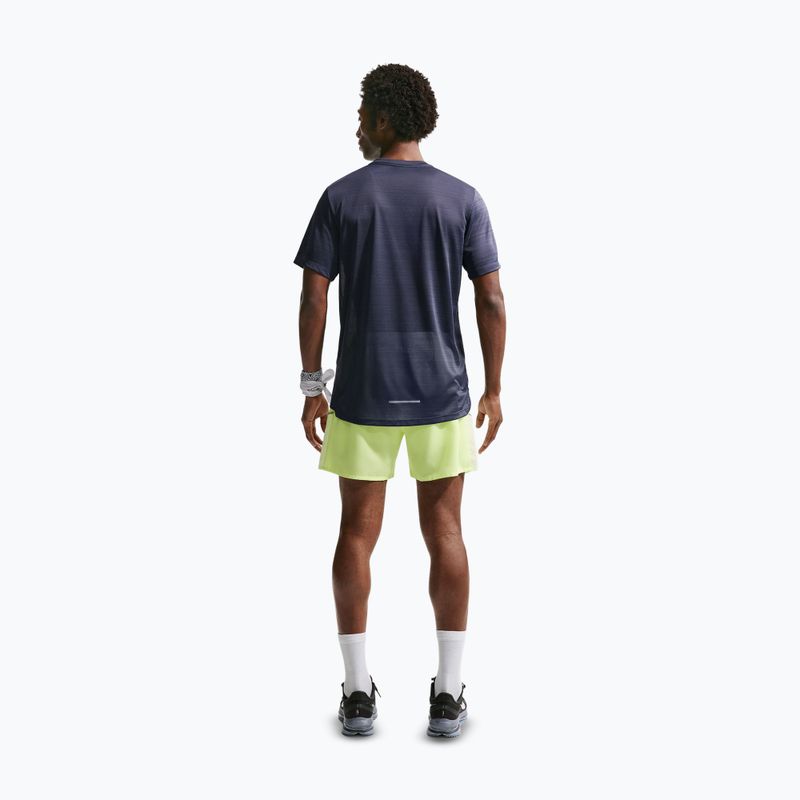 Pantaloni scurți de alergare pentru bărbați Nike Miler Dri-Fit 2in1 5" volt ice/barely volt 3