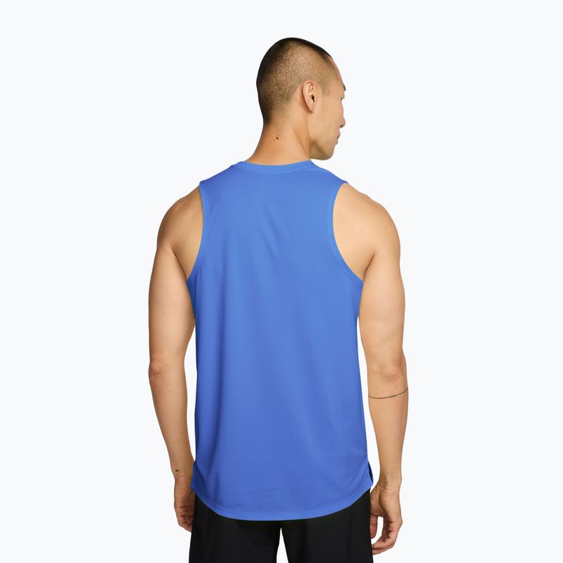 Tricou de alergare pentru bărbați Nike Miler Dri-Fit royal pulse 2