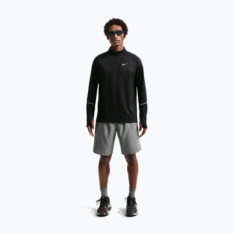 Bluză de alergare pentru bărbați Nike Miler Dri-Fit UV 1/2 Zip black 2