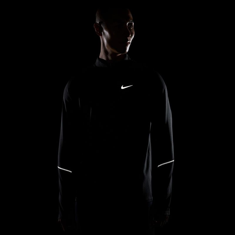 Bluză de alergare pentru bărbați Nike Miler Dri-Fit UV 1/2 Zip black 7