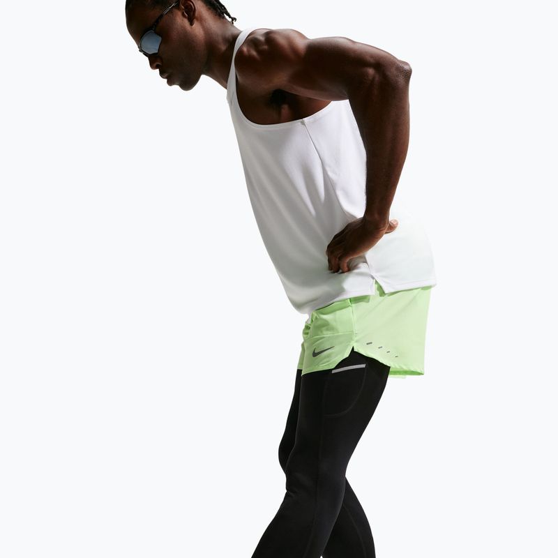 Colanți de alergare pentru bărbați Nike Miler Dri-Fit black/black 4