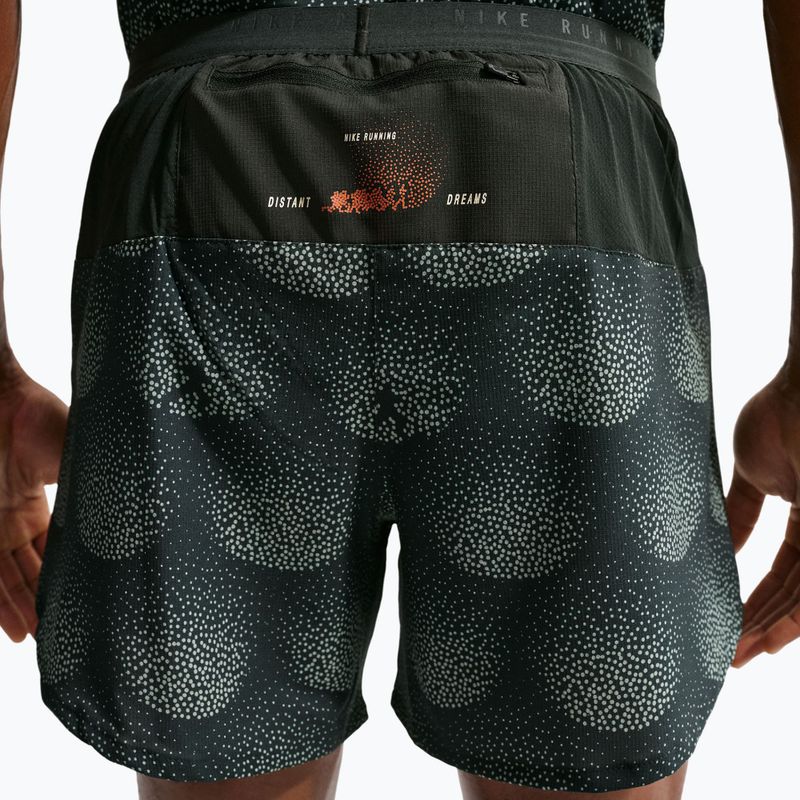 Pantaloni scurți de alergare pentru bărbați Nike Stride Dri-Fit Brief Lined 5" black spruce 6