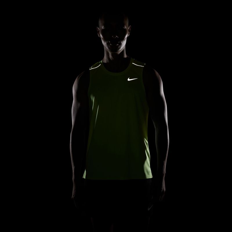Tricou de alergare pentru bărbați Nike Miler Dri-Fit volt ice 4