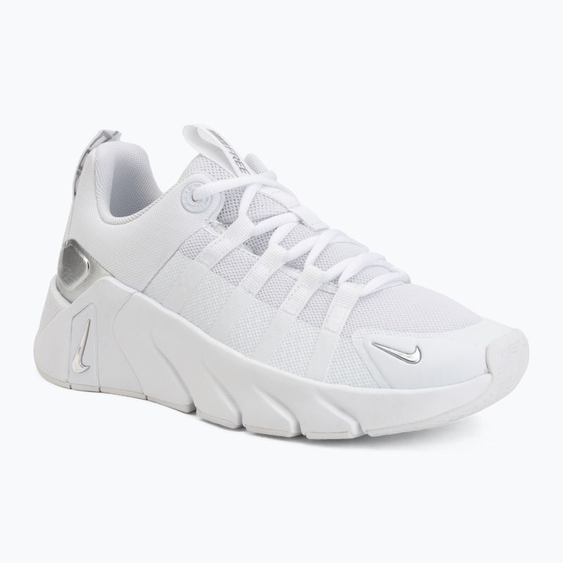 Încălțăminte de antrenament pentru femei Nike Free Metcon 7 white/white/metallic silver