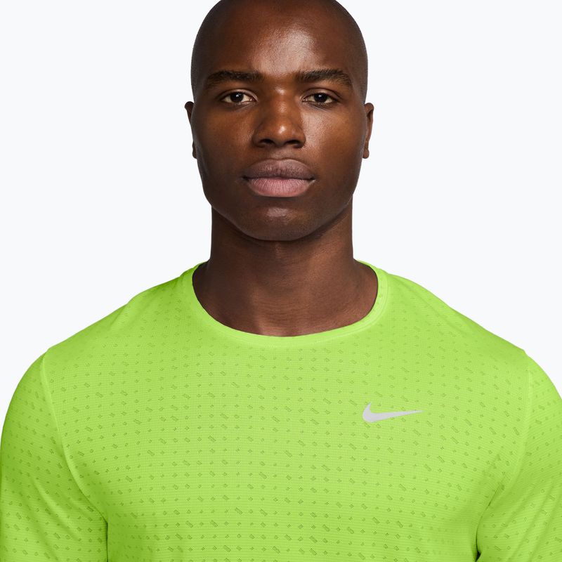 Tricou de alergare pentru bărbați Nike Miler Breathe volt ice 3