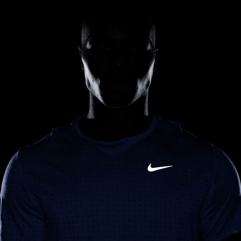 Tricou de alergare pentru bărbați Nike Miler Breathe royal pulse 4